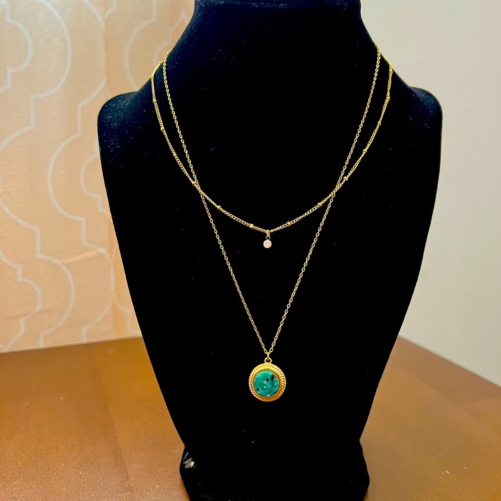 Layering Gold Stainless Steel Necklace